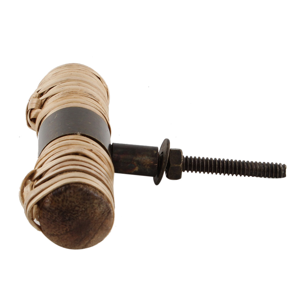 Natural Round Rattan Knobs